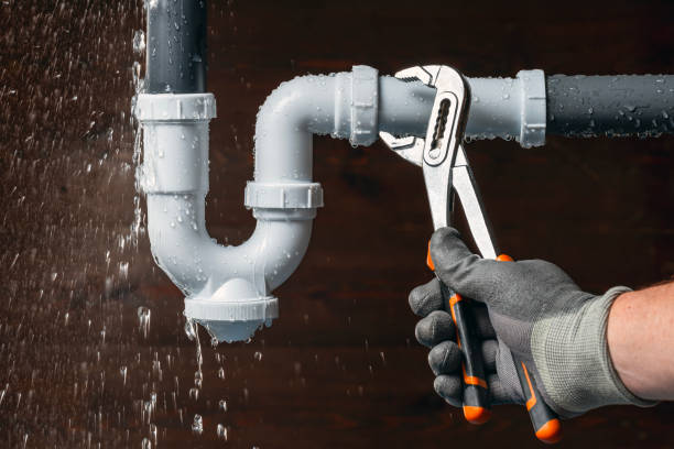 Professional Emergency Plumber technician working in Prescott, WI